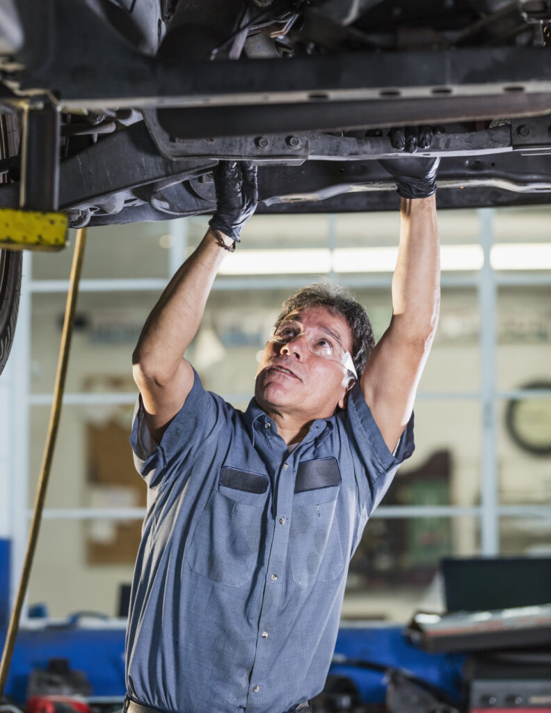 Accountant for small business clients working in an auto repair shop.