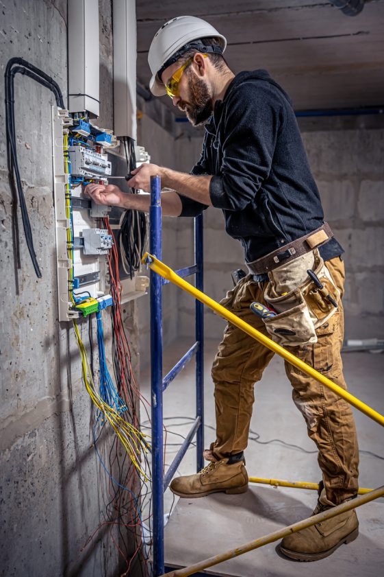 A man providing accounting services for construction companies.